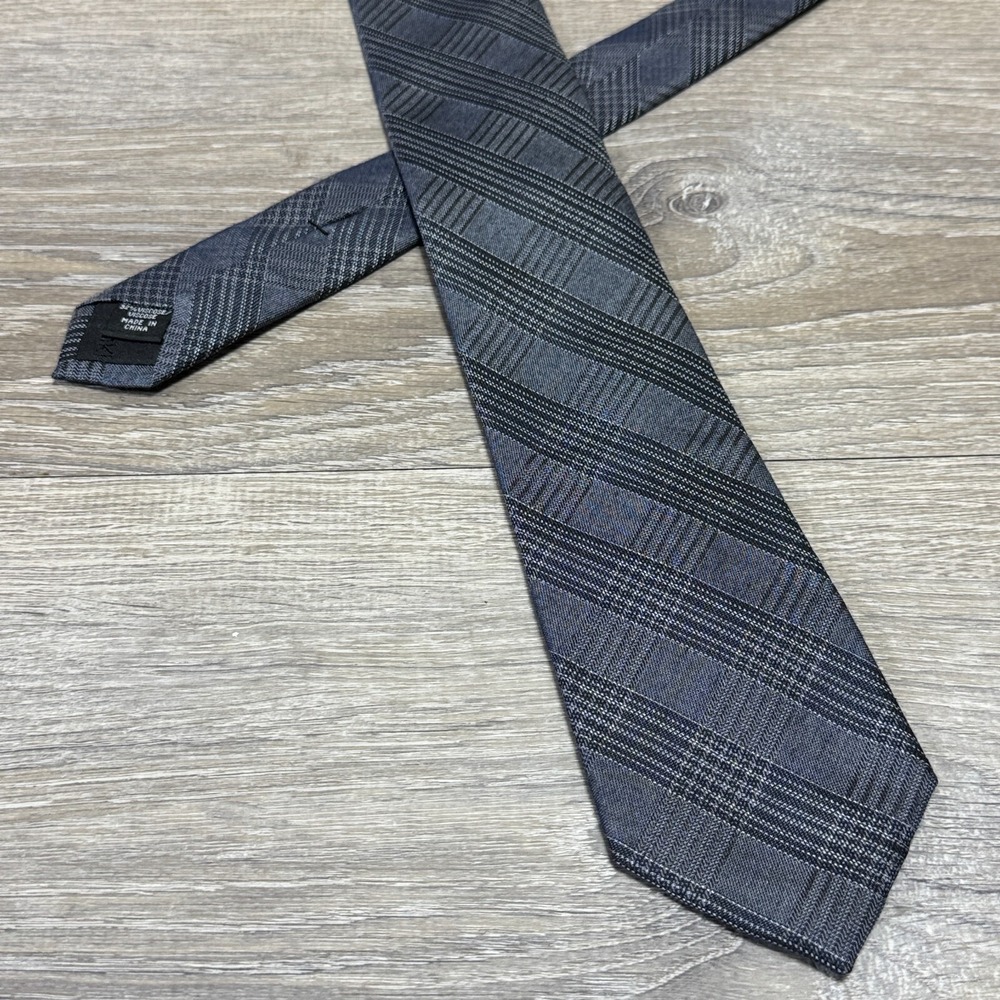 Calvin Klein CK Handmade Luxury Viscose‎ Neck Tie Blue Designer Mens Accessory